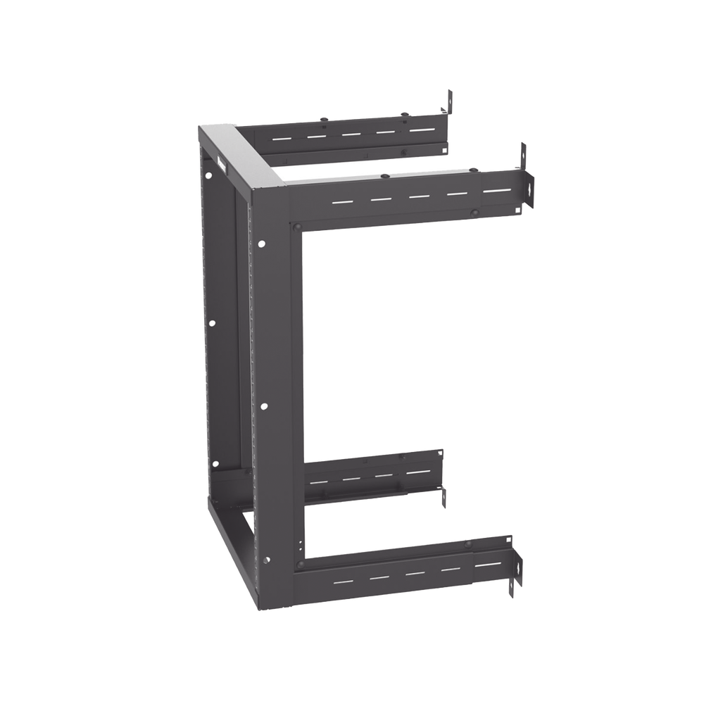 Rack PanZone de Montaje en Pared, de 19" Rieles Numerados y Roscados #12-24 - SILYMX