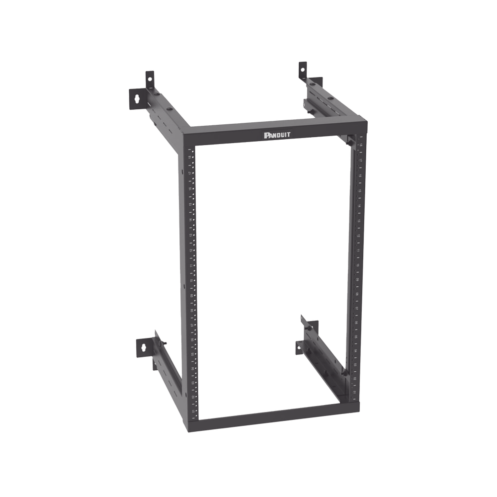 Rack PanZone de Montaje en Pared, de 19" Rieles Numerados y Roscados #12-24