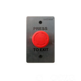 Botón De Paro O Emergencia Color Rojo Botón Push Con Enclave Forma Hongo Para Uso Rudo. Cuenta Con Los Estados N.o. Y N.c. Medidas 115 X 70 X 40 Mm AX-L60