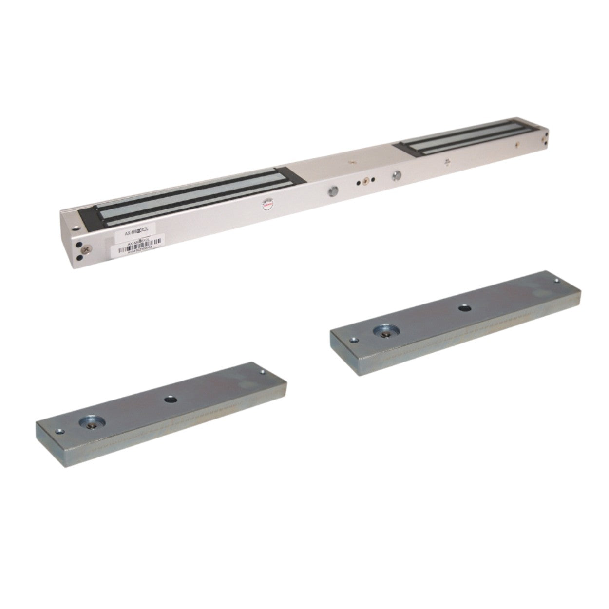 Chapa Magnética Doble X2 600 Libras 12 Vcd Interior Indicador Led Ax-M620X2L - SILYMX