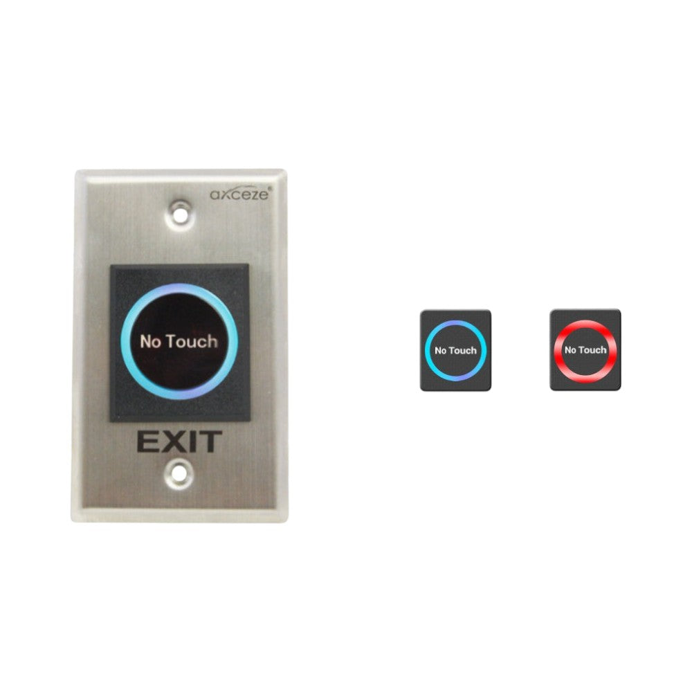 Boton Sin Contacto No-touch Ax-touch1 Relay Integrado Botón De Activación Inmediata Con Led - SILYMX