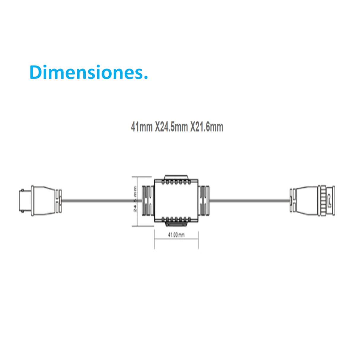 Aislador Pasivo De Tierra Por Bnc En Hd Elimina Ruido UTP1201XP-HD - SILYMX