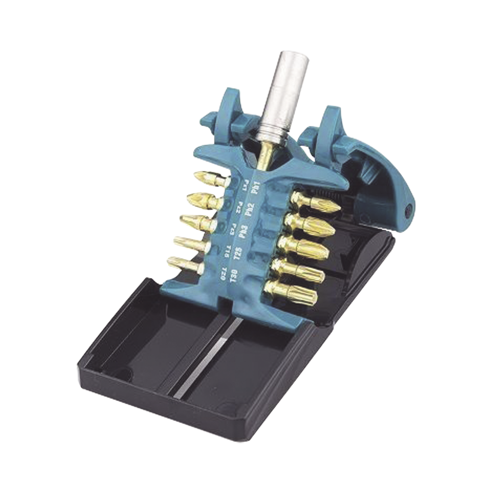 Juego de 10 Puntas de Torsión con Adaptador Impact Gold 10 Veces Más Duración B-28597 - SILYMX