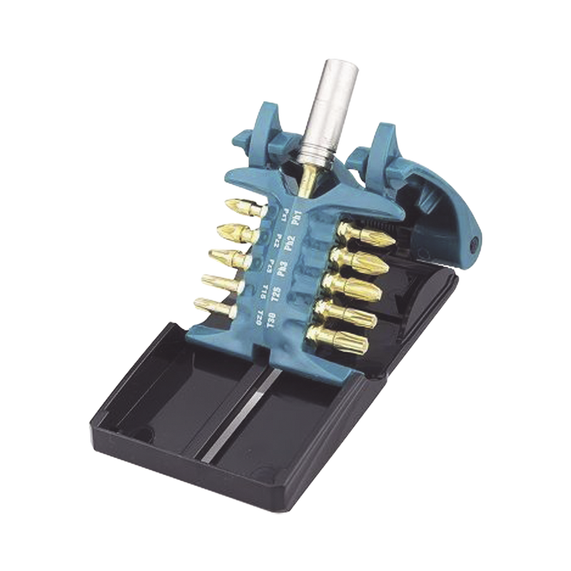 Juego de 10 Puntas de Torsión con Adaptador Impact Gold 10 Veces Más Duración B-28597 - SILYMX