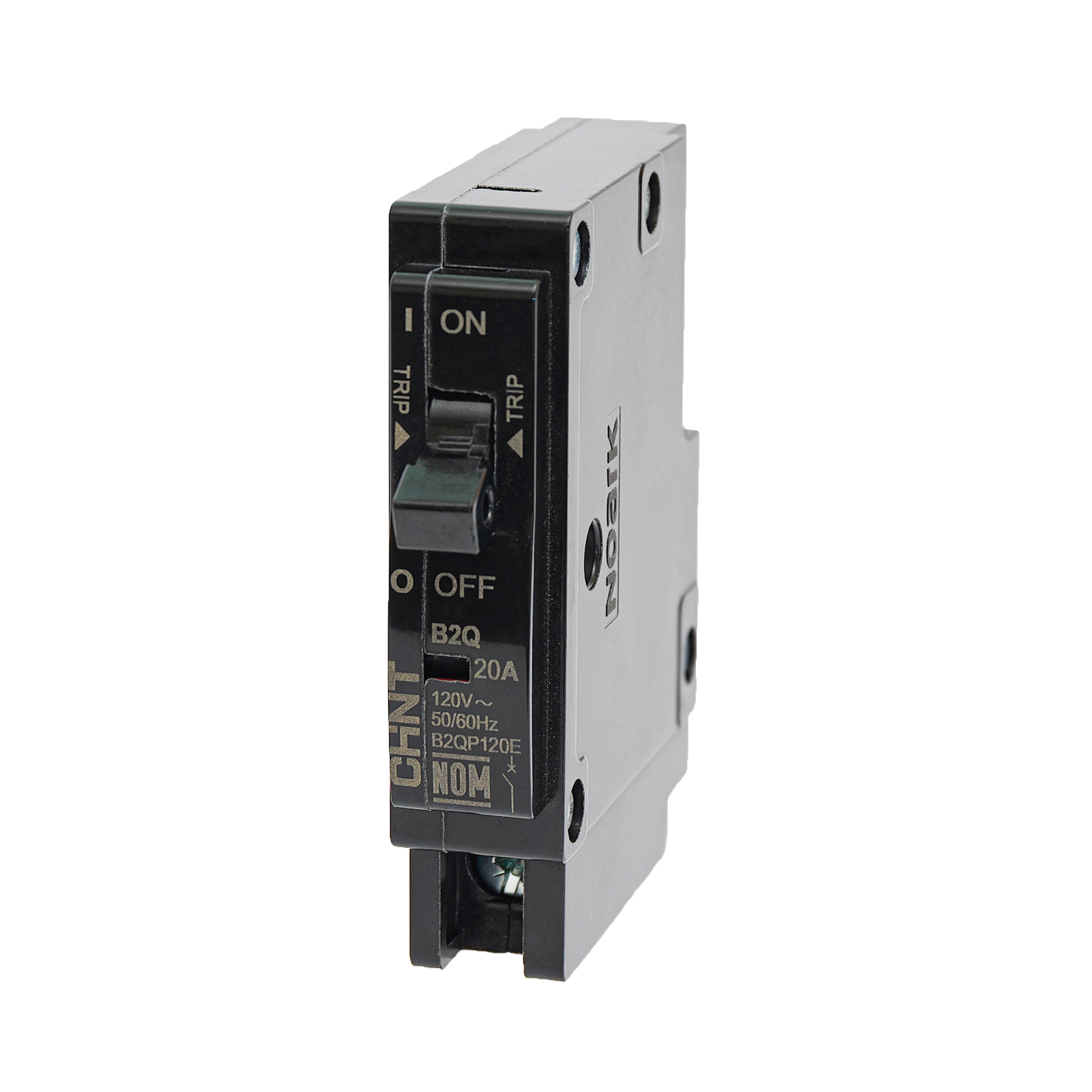 Interruptor Termomagnético Enchufable, Serie: B2Q, 1P, 60A, 120/240V (SKU:1002270) CHINT B2QP160E - SILYMX