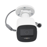 Cámara Bala TURBOHD 3K (5MP) Lente 2.8 mm Micrófono Integrado Imagen a Color 24/7 Luz Blanca 20 mts Exterior IP67 dWDR 4 Tecnologías B3K-TURBO-C - SILYMX