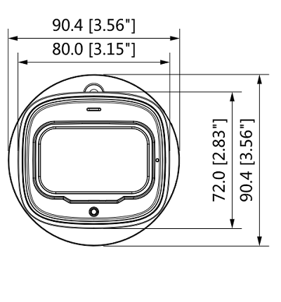 Cámara Bala 2MP Lente Varifocal 2.7-12mm IR 40m IP67 DAHUA DH-HAC-B4A21N-VF-2712 - SILYMX