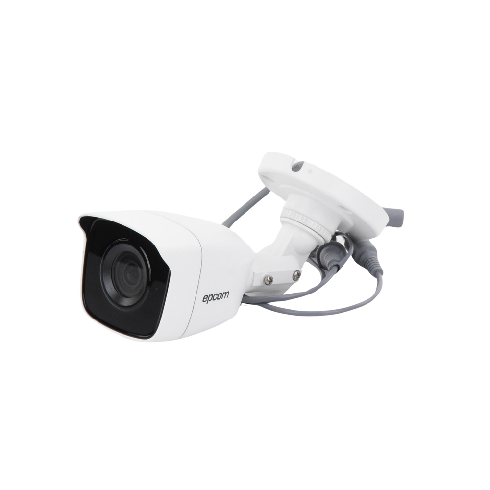 Cámara Bala TURBOHD 5 Megapíxel Lente 2.8mm 85° de Visión Exterior IP66 IR EXIR 20 mts TVI-AHD-CVI-CVBS Metal B50-TURBO-G3 - SILYMX