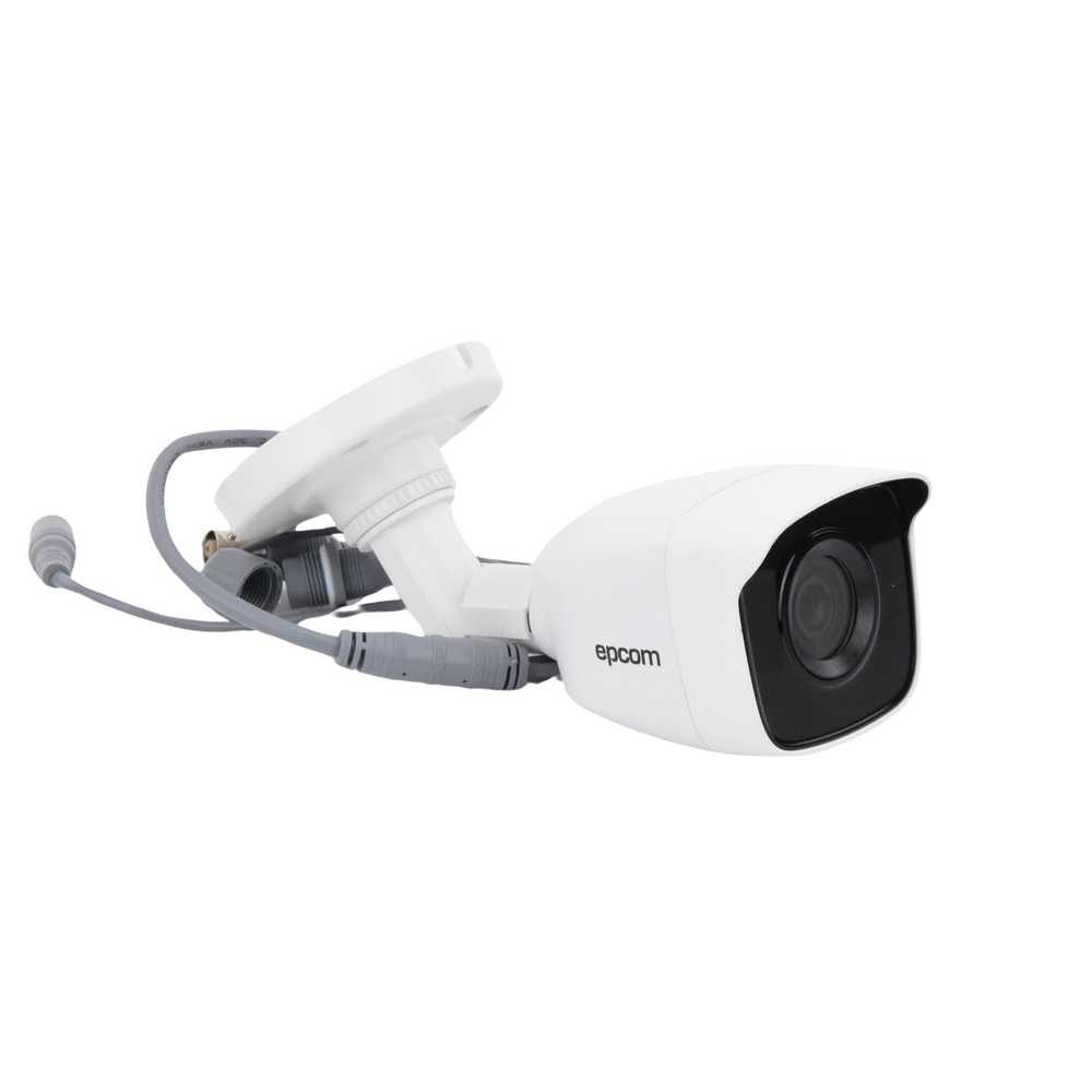 Cámara Bala TURBOHD 5 Megapíxel Lente 2.8mm 85° de Visión Exterior IP66 IR EXIR 20 mts TVI-AHD-CVI-CVBS Metal B50-TURBO-G3 - SILYMX