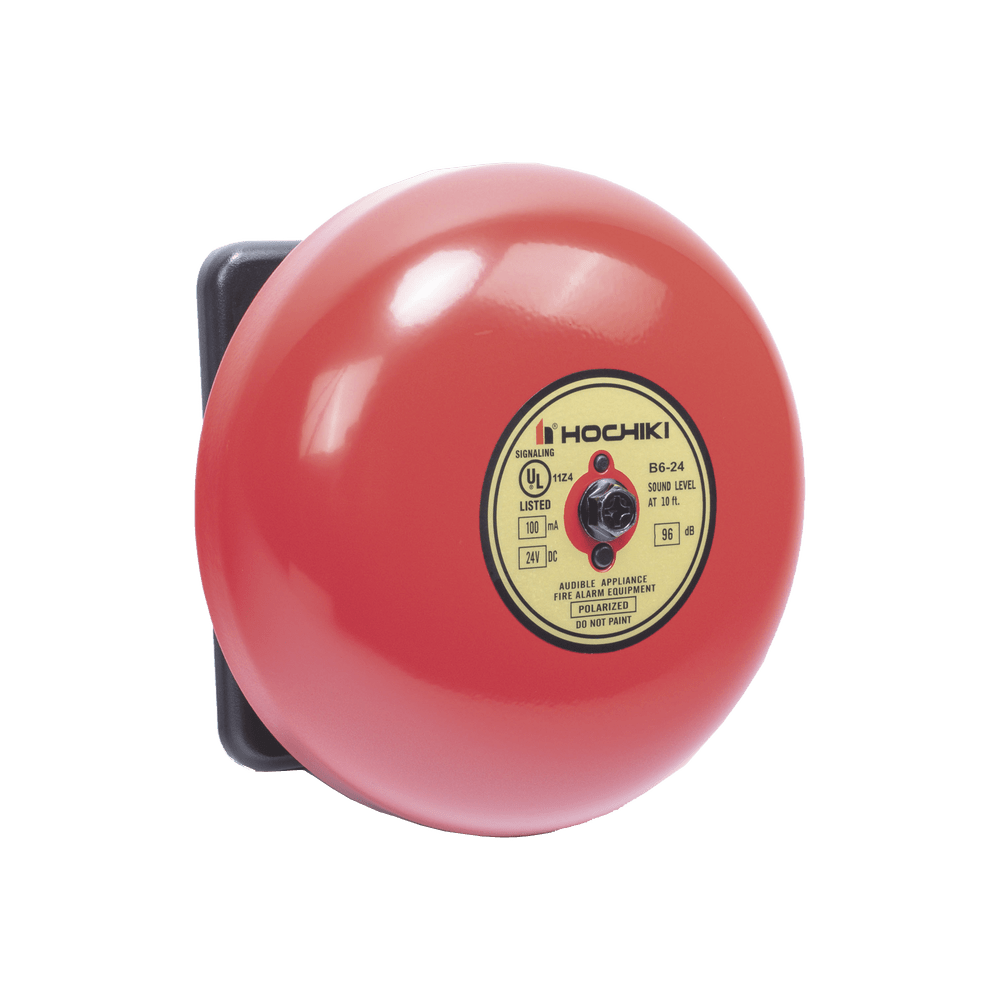 Campana para alarma de incendio HOCHIKI 6 pulgadas 24 Vcd - SILYMX