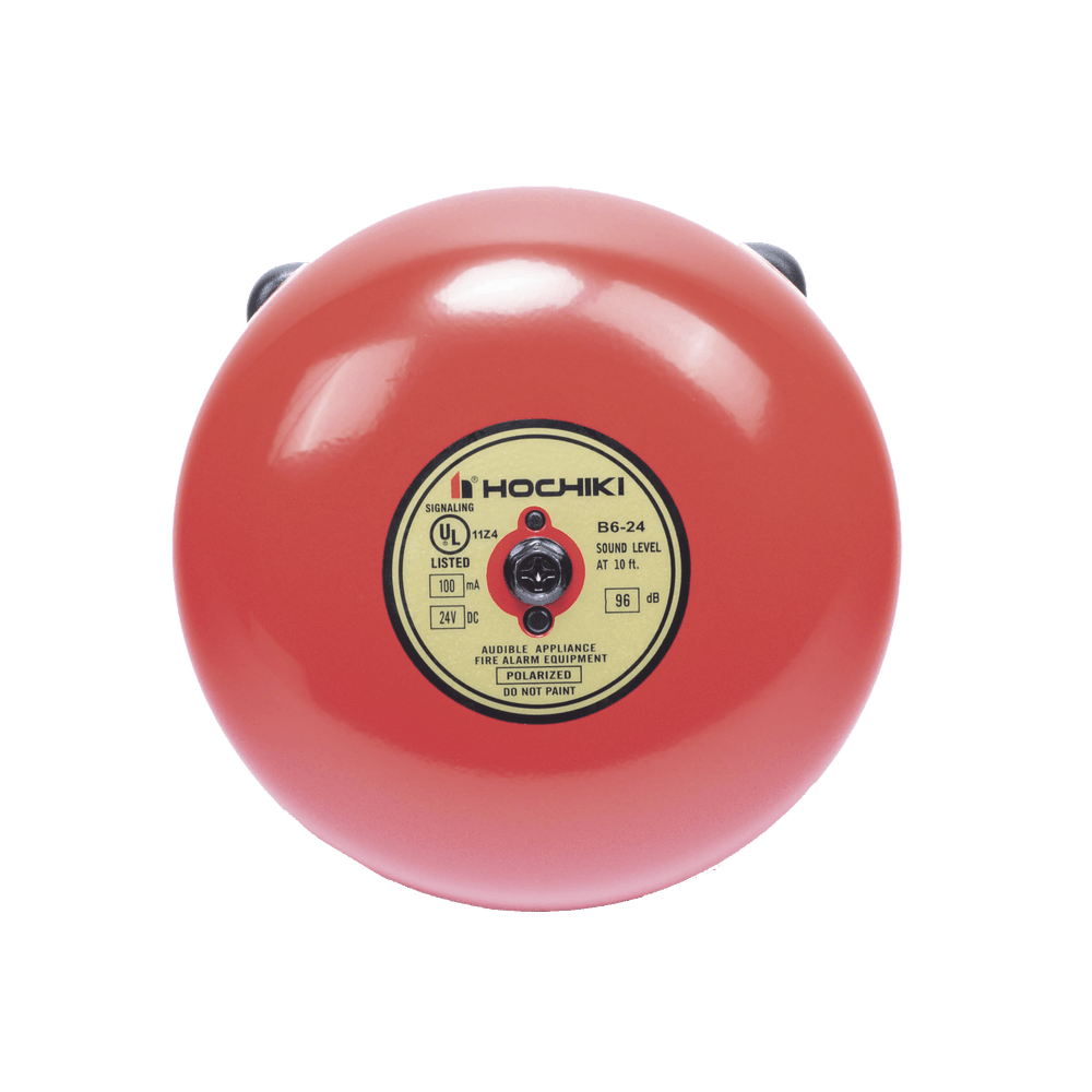 Campana para alarma de incendio HOCHIKI 6 pulgadas 24 Vcd - SILYMX