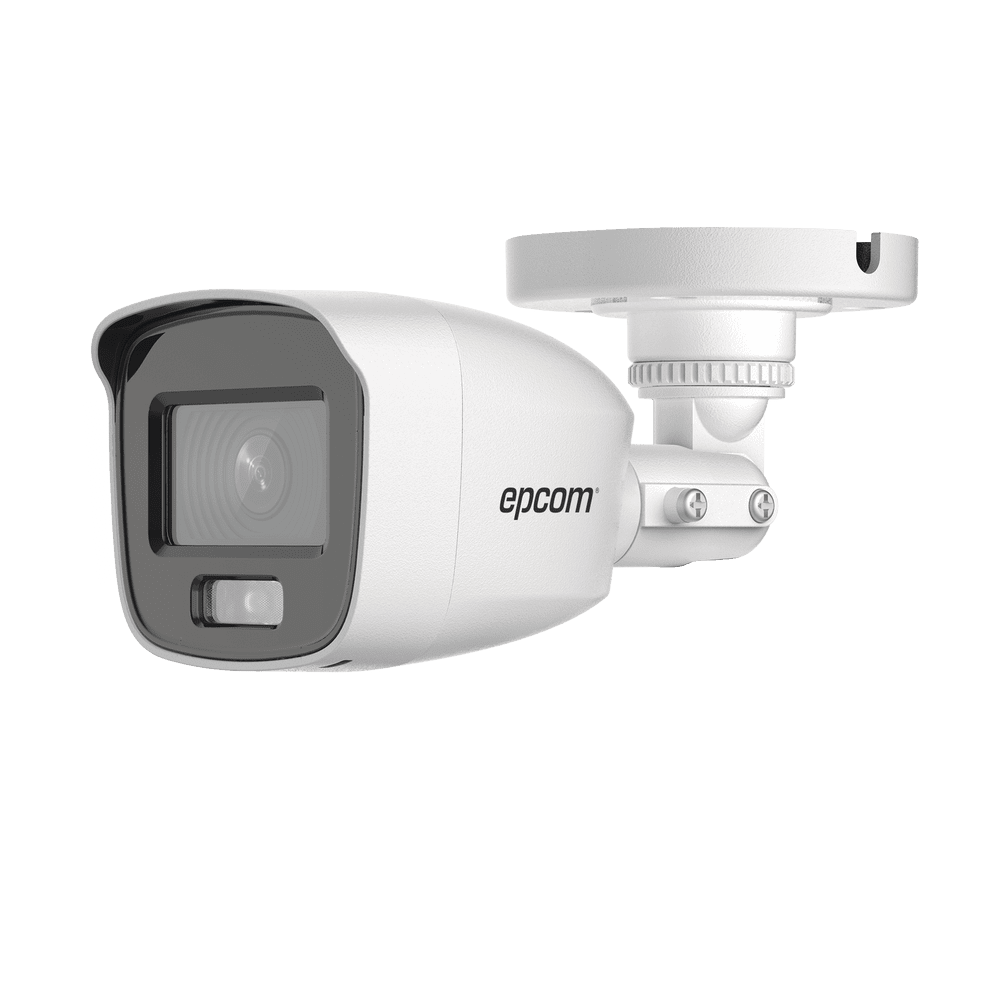Cámaras Analógicas BalaEPCOM PROFESSIONALB8-TURBO-C/ACámara ColorVu Bala TURBOHD 2 Megapíxel 1080p Microfono Integrado Imagen a color 24/7 Lente 2.8 mm METAL Luz Blanca 20 mts Exterior IP66 TVI - AHD - CVI - CVBS dWDR B8 - TURBO - C/A - SILYMX