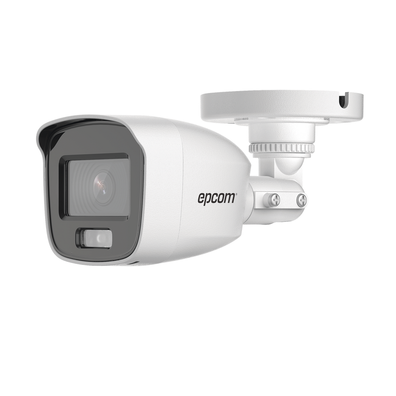 Cámara ColorVu Bala TURBOHD 2 Megapíxel 1080p Microfono Integrado Imagen a color 24/7 Lente 2.8 mm METAL Luz Blanca 20 mts Exterior IP66 TVI-AHD-CVI-CVBS dWDR B8-TURBO-C/A - SILYMX
