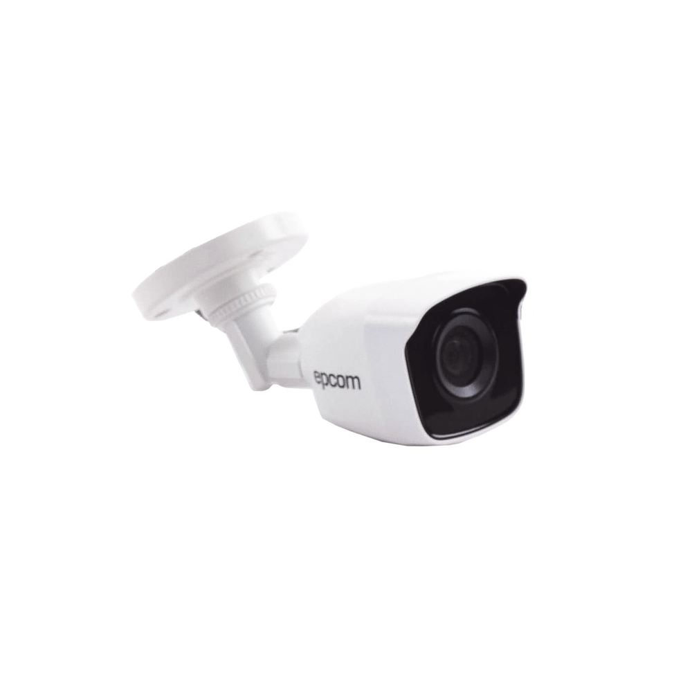 Cámara Bala TURBO 2 Megapíxeles 1080p Gran Angular 103° Lente 2.8 mm IR EXIR Inteligente 20 mts Exterior IP66 dWDR TVI-AHD-CVI-CVBS Policarbonato  B8-TURBO-G2P - SILYMX