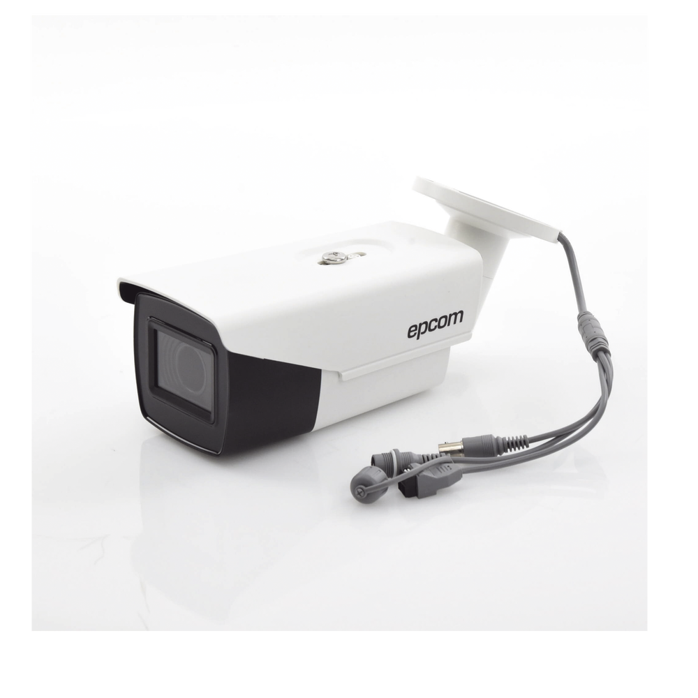 Cámara Bala TURBOHD 2 Megapixel (1080p) Lente Mot. 2.7 mm a 13.5 mm 70 mts IR EXIR Exterior IP67 Ultra Baja Iluminación METAL 24 VCA 12 VCC B8-TURBO-G3Z - SILYMX