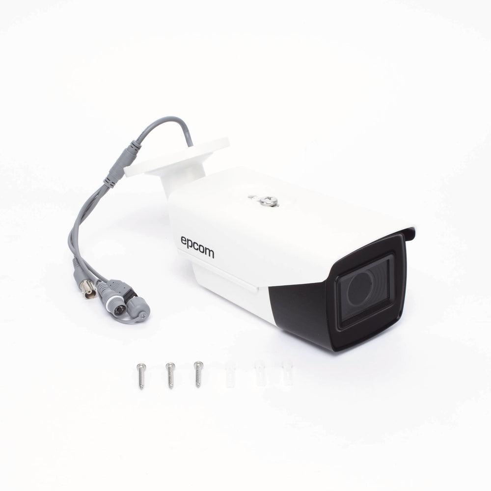 Cámara Bala TURBOHD 2 Megapixel (1080p) Lente Mot. 2.7 mm a 13.5 mm 70 mts IR EXIR Exterior IP67 Ultra Baja Iluminación METAL 24 VCA 12 VCC B8-TURBO-G3Z - SILYMX