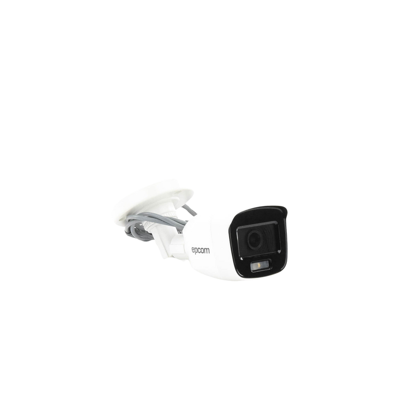 Cámara Bala TURBOHD 2 Megapíxel 1080p Lente 2.8 mm ColorVu Microfono Integrado Imagen a Color 24/7 Policarbonato Luz Blanca 20 mts Exterior IP66 TVI-AHD-CVI-CVBS dWDR B8-TURBO-PC/A