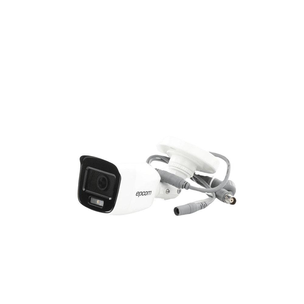 Cámaras Analógicas BalaEPCOM PROFESSIONALB8-TURBO-PC/ACámara Bala TURBOHD 2 Megapíxel 1080p Lente 2.8 mm ColorVu Microfono Integrado Imagen a Color 24/7 Policarbonato Luz Blanca 20 mts Exterior IP66 TVI - AHD - CVI - CVBS dWDR B8 - TURBO - PC/A - SILYMX