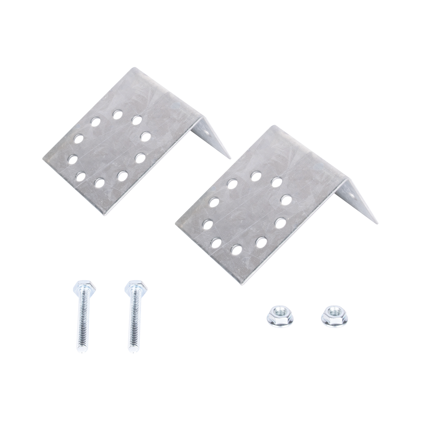 Base Multiposición para postes de paso o esquina en cercos electricos 100% Acero galvanizado BASESYSPOST-R2 - SILYMX