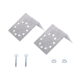 Base Multiposición para postes de paso o esquina en cercos electricos 100% Acero galvanizado BASESYSPOST-R2 - SILYMX