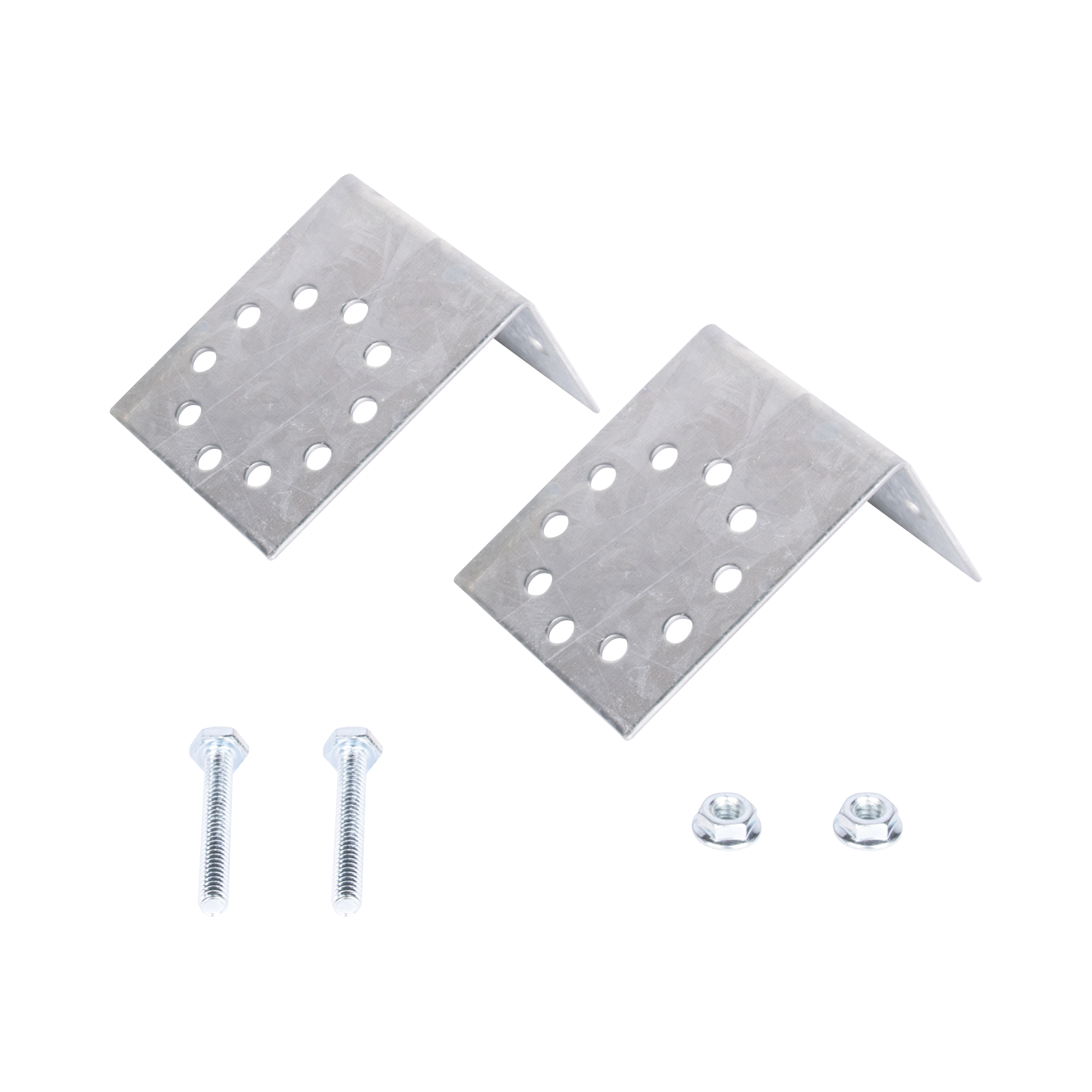 Base Multiposición para postes de paso o esquina en cercos electricos 100% Acero galvanizado BASESYSPOST-R2 - SILYMX