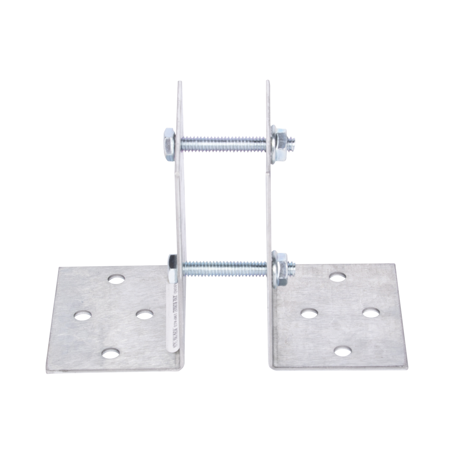 Base Multiposición para postes de paso o esquina en cercos electricos 100% Acero galvanizado BASESYSPOST-R2 - SILYMX
