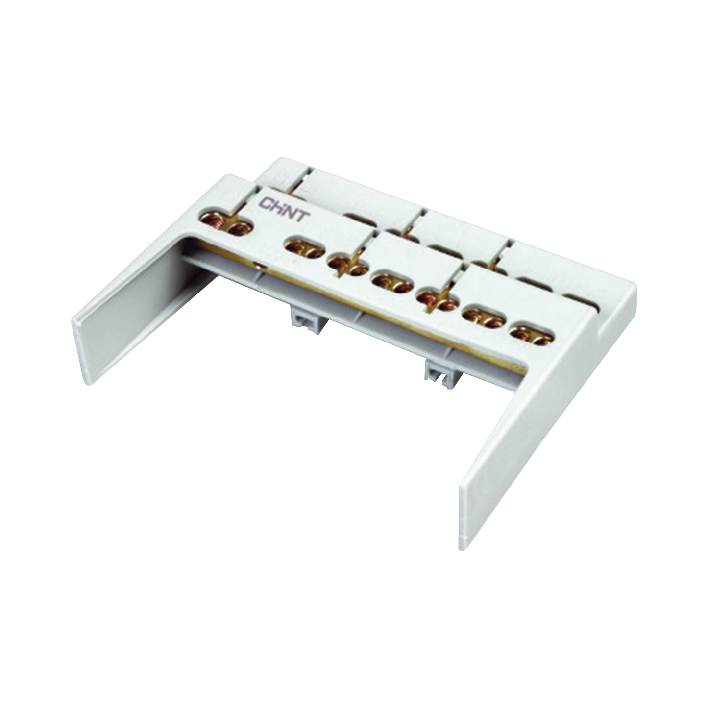 Soporte + Barra de Conexion (4 MOD) (4+2 ENTR.) IP40 CHINT BC40M04 - SILYMX
