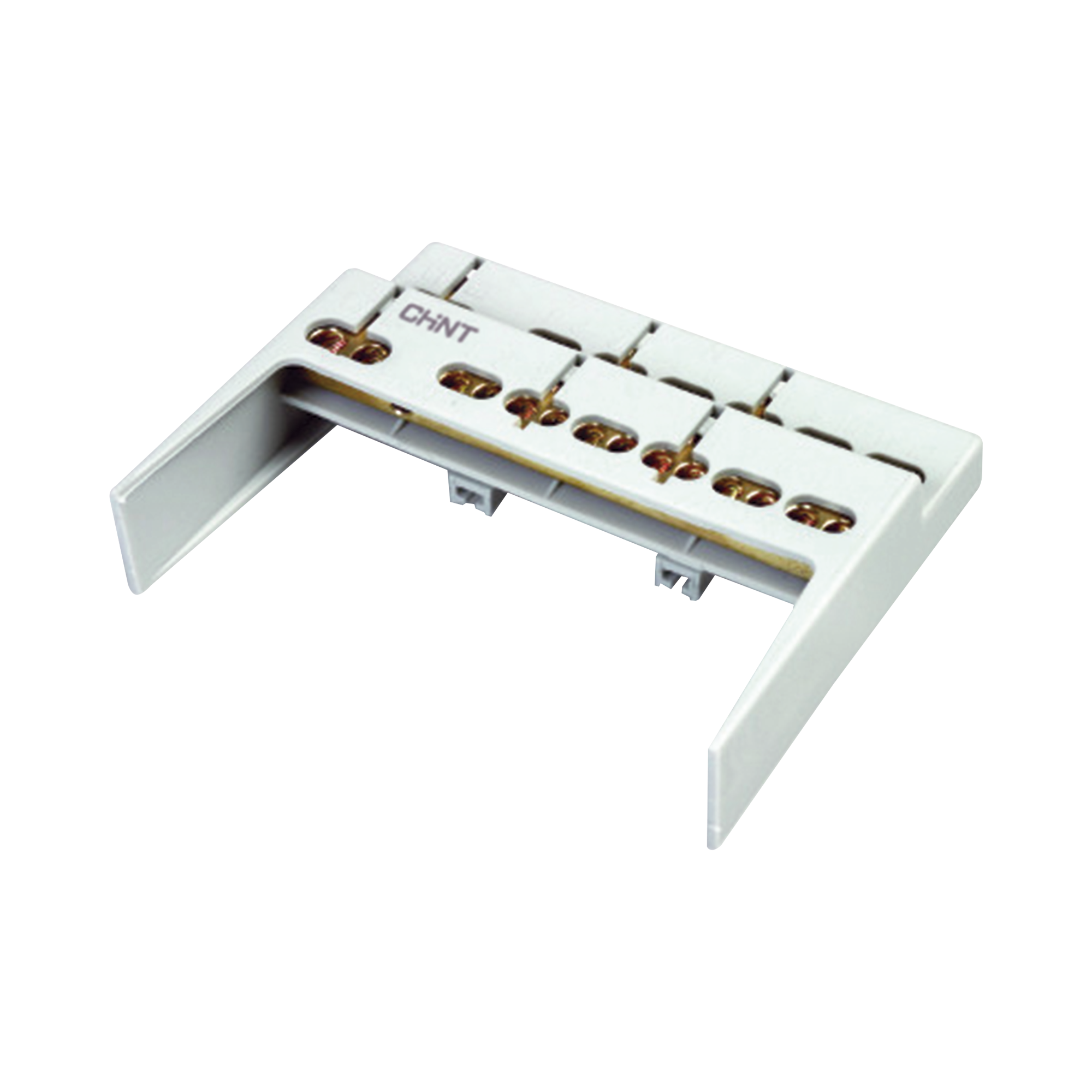 Soporte + Barra de Conexion (4 MOD) (4+2 ENTR.) IP40 CHINT BC40M04 - SILYMX