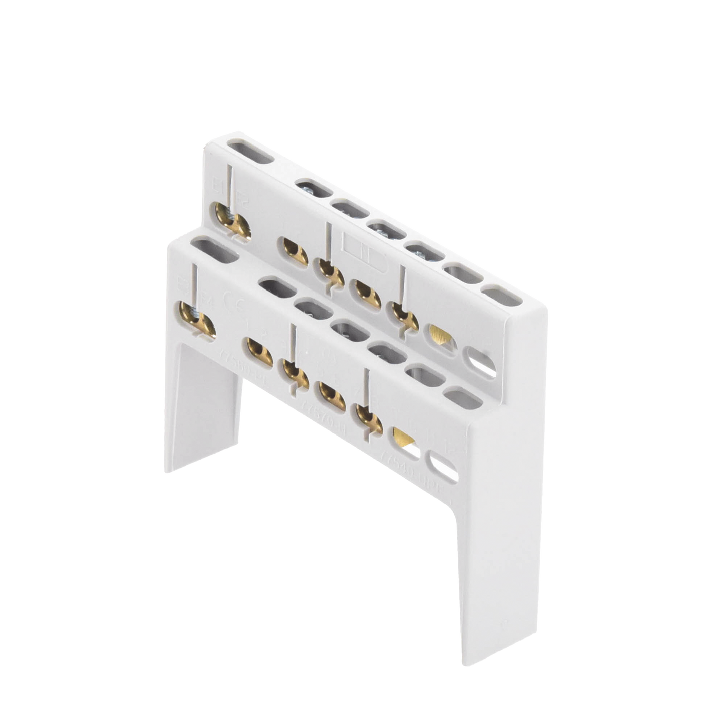 Soporte + Barra de Conexion (8 MOD) (8+2 ENTR.) IP40 CHINT BC40M08 - SILYMX