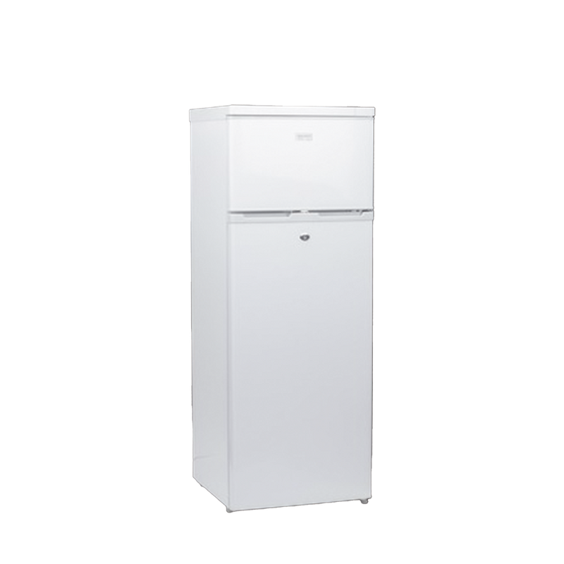Refrigerador Combinado Solar de 220L 7.7 ft3 12/24V Alta Capacidad Optimo Para Operación Sin Red Eléctrica Rendimiento Superior