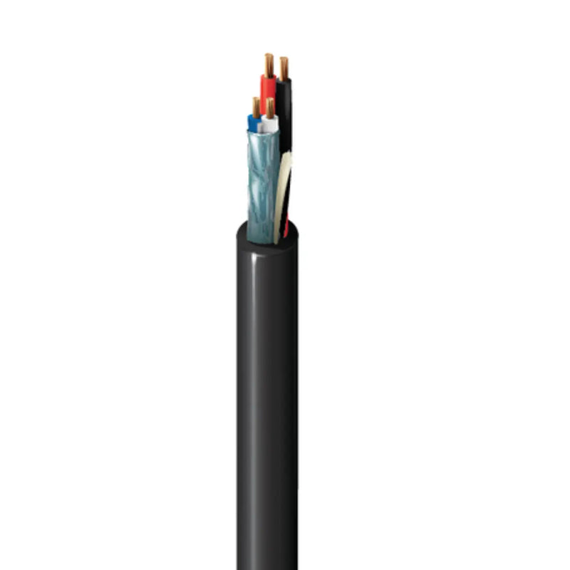 Bobina de Cable Belden de Señal 2x18 AWG + 2x22 AWG 305 Metros Negro 1392A 0101000 - SILYMX