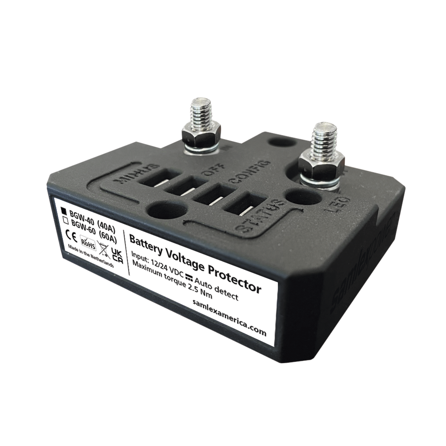 Protector de Baterías 12/24V a Prueba de Agua 40 A SAMLEX BGW40 - SILYMX