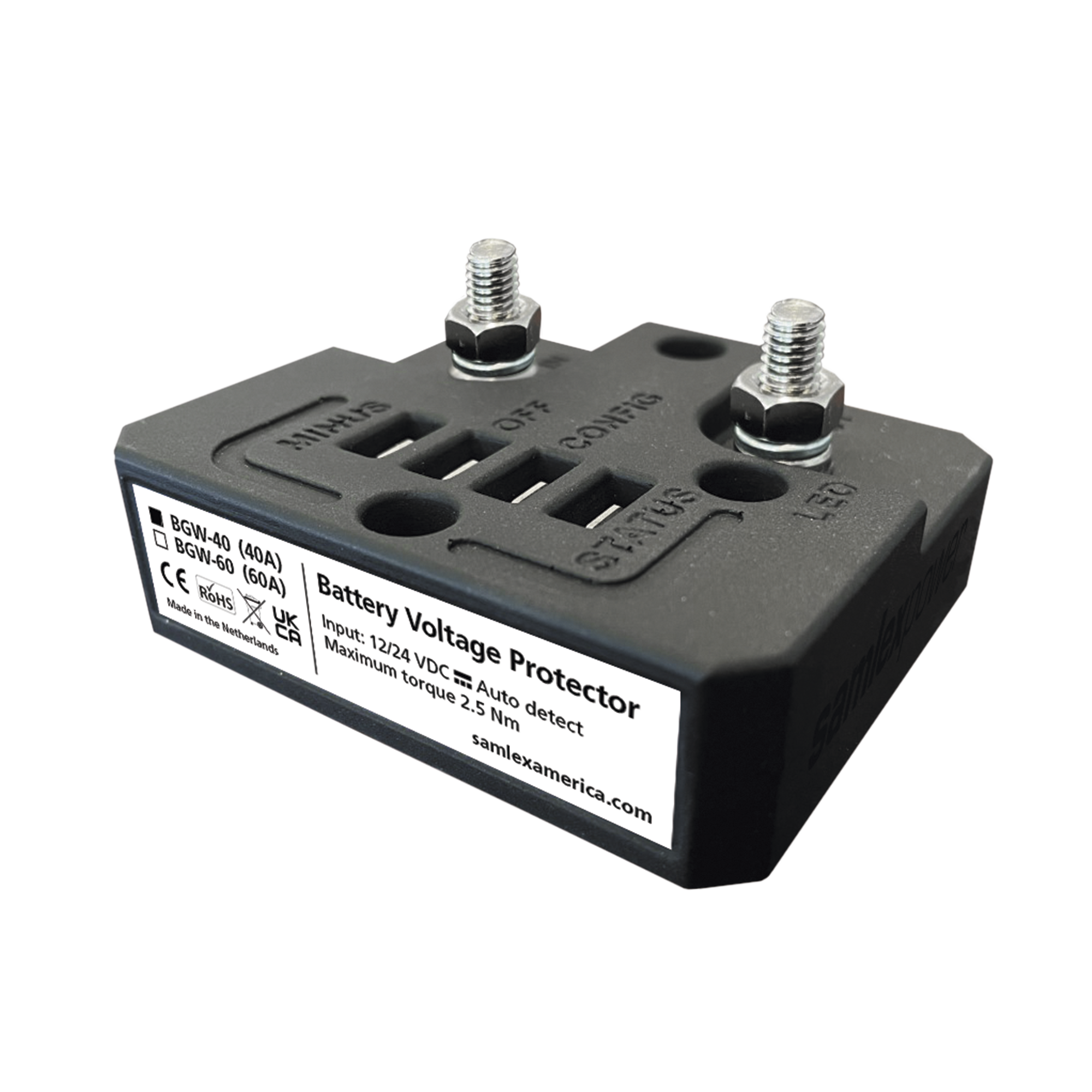 Protector de Baterías 12/24V a Prueba de Agua 40 A SAMLEX BGW40 - SILYMX