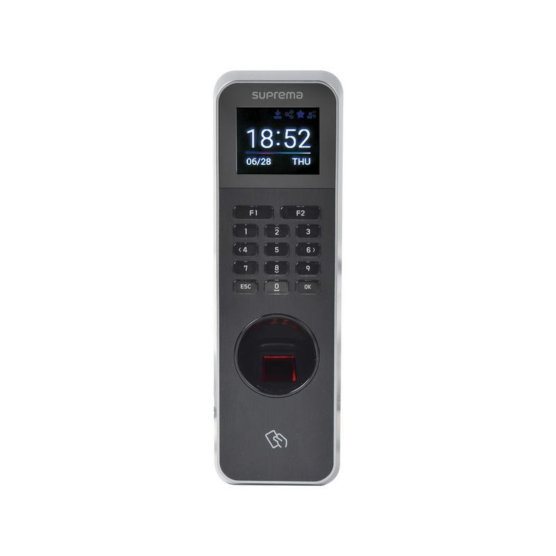 Lector de Huella IP67 Con Teclado y Lector de Tarjetas RFIDNFC y 125kHz EM HID Prox &13.56Mhz MIFARE MIFARE Plus DESFire/EV1, FeliCa, iCLASS SE/SR),NFC y BLUETOOTH