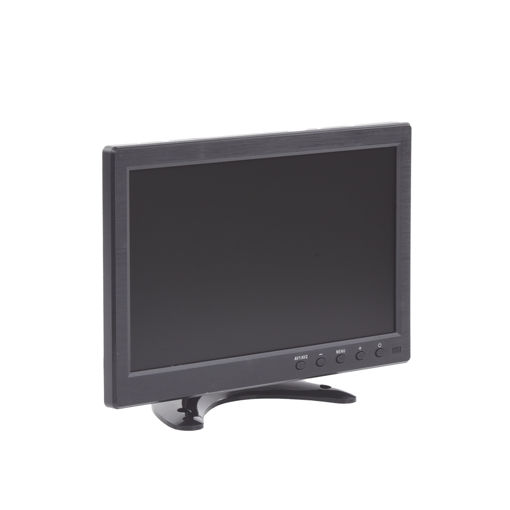 Monitor 10.1" TFT-LCD ideal para colocar en vehículos o DVR/NVR. Entradas de video HDMI, VGA y RCA (CVBS) - SILYMX