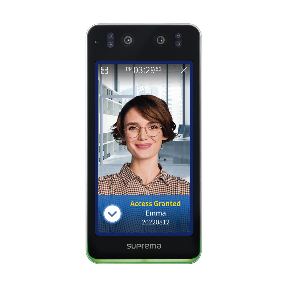Lector Facial SUPREMA BS3APWB – IP65, Wi-Fi, BioStar 2, Reconocimiento Facial y Tarjeta RFID 13.56 MHz