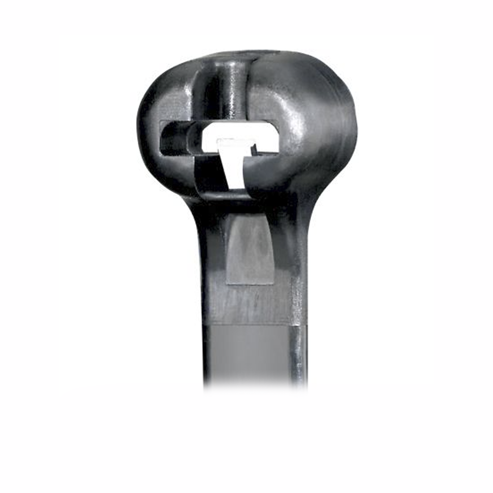 Cincho Dome-Top Nylon 6.6 378mm largo x 7mm ancho Color Negro Paquete de 250 piezas BT4LH-TL0 - SILYMX