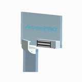 Montajes en U para puertas de Solo Cristal ( puerta y marco) para uso con Chapa Magnética MAG600NLED y MAG600NTLED BU600NDLED - SILYMX