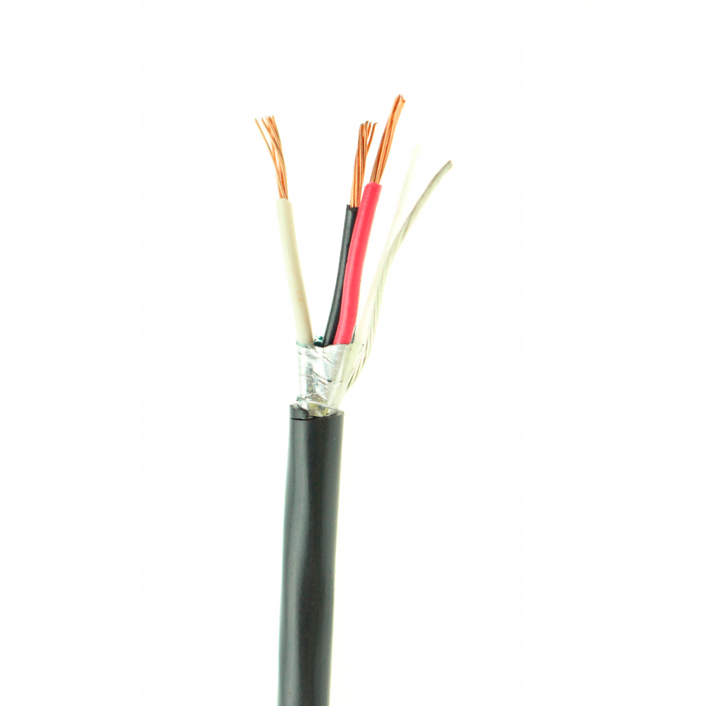 Bobina de Cable Belden Triada 3x16 AWG Blindado 305 Metros Negro 100% Cobre 1031A 0101000 - SILYMX