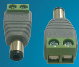 Bolsa de 10 Conectores Macho Para Alimentación de Camaras Terminales Tipo Tornillo Positivo y Negativo Resistente a la Oxidación SAXXON PSUBR12H - SILYMX