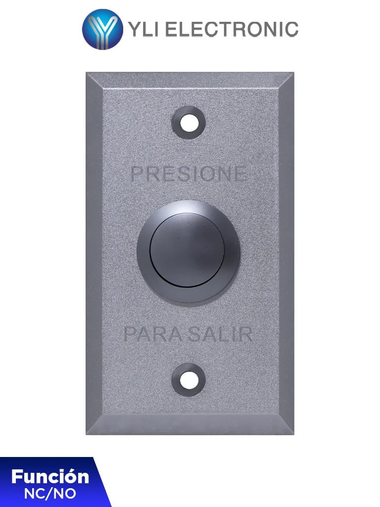 Botón de Salida Mecánico Carcasa de Aluminio Función NC/NO ABK-800A - SILYMX