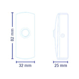 Botón de Salida Mecánico Carcasa Metálica Función NO PBK-815 - SILYMX