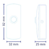 Botones de SalidaYLI ELECTRONICPBK-815Botón de Salida Mecánico Carcasa Metálica Función NO YLI Electronic PBK - 815 - SILYMX