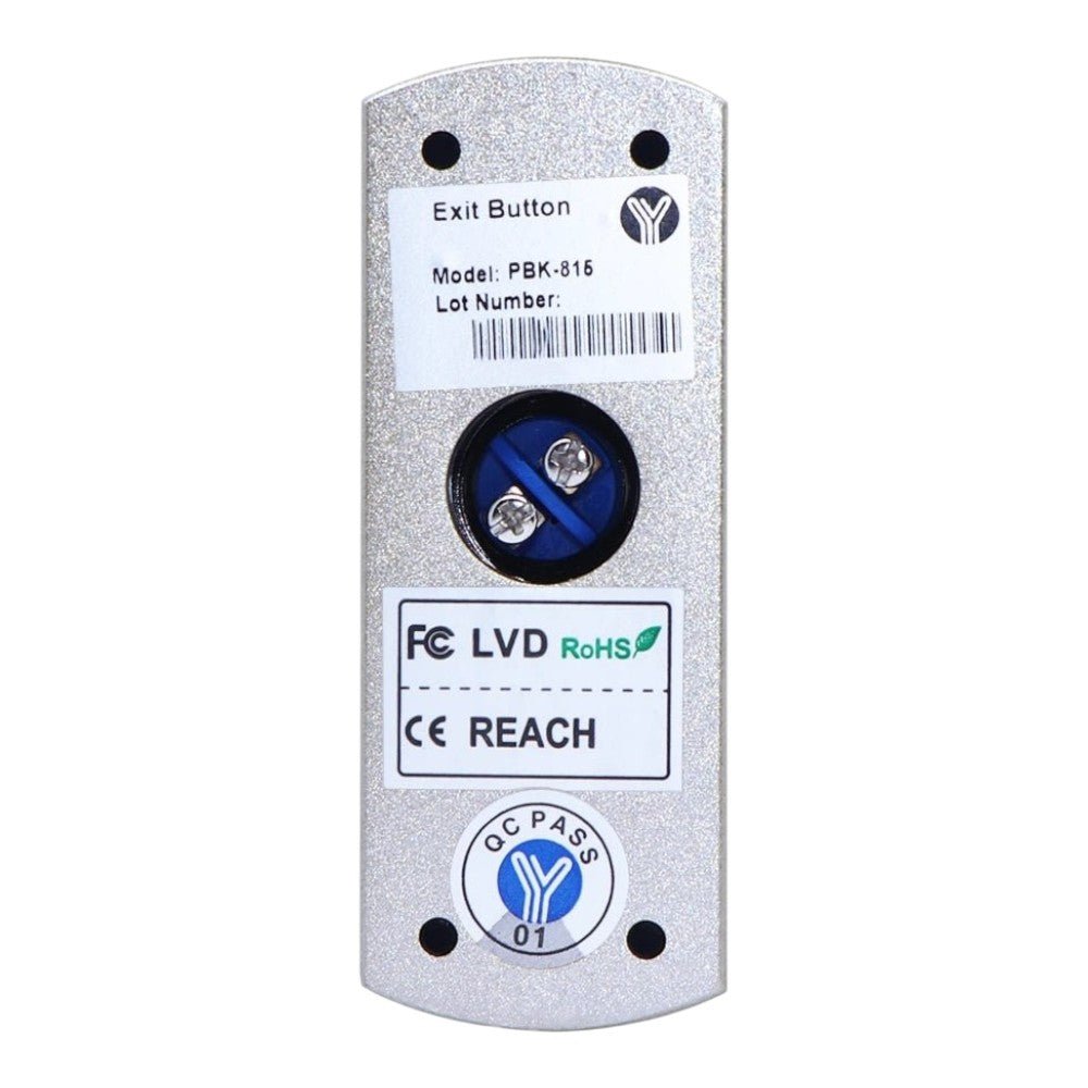 Botones de SalidaYLI ELECTRONICPBK-815Botón de Salida Mecánico Carcasa Metálica Función NO YLI Electronic PBK - 815 - SILYMX