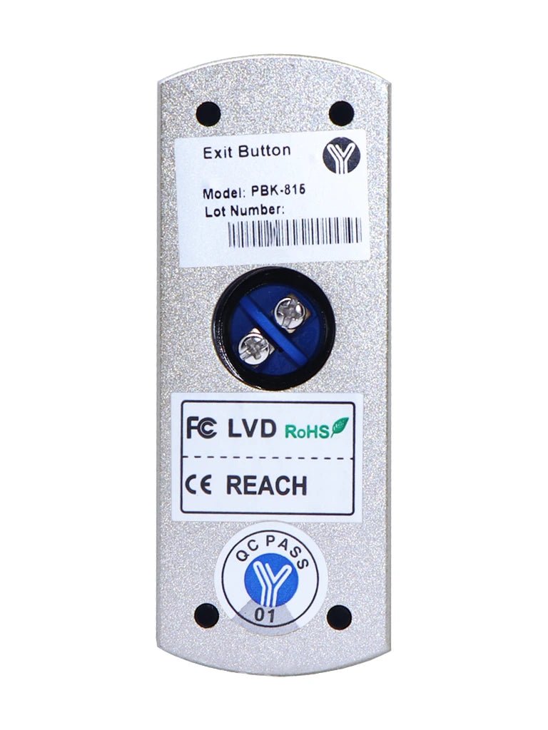 Botón de Salida Mecánico Carcasa Metálica Función NO PBK-815 - SILYMX