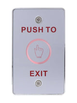 Botón de Salida Táctil Luz LED Carcasa Plástica TSK-830A(LED) - SILYMX