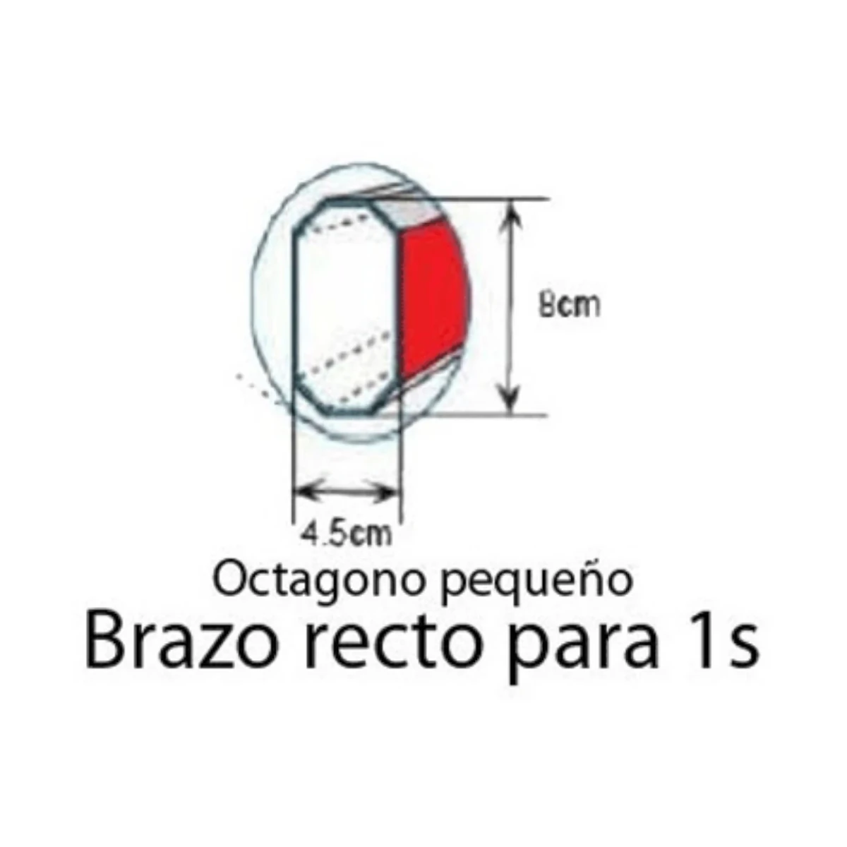 Barreras VehicularesWEJOINWJSSBM3Brazo Recto Octagonal 3m Franjas Reflejantes Sistema Oscilante WEJOIN WJSSBM3 - SILYMX