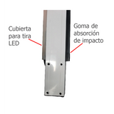 WEJOIN WJLBM3L  Brazo recto de 3 metros  Compatible con barrera LED izquierda - SILYMX