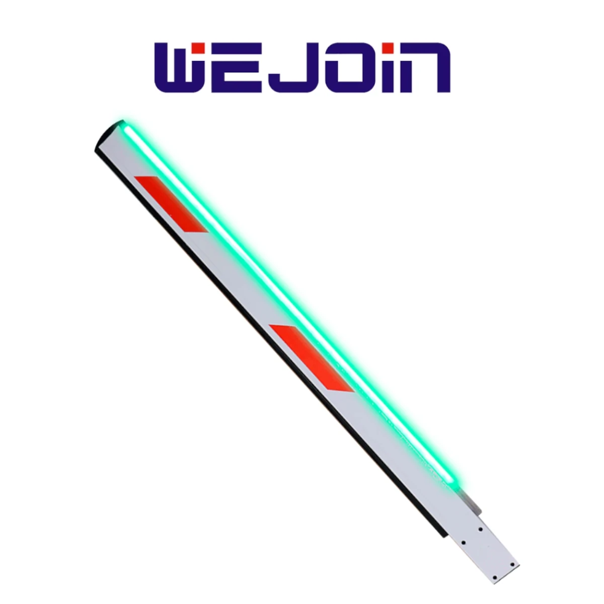 Barreras VehicularesWEJOINWJLBM3RBrazo LED Derecho 3m (10ft) Barrera Vehicular Reflectante Aluminio Alta Resistencia Control Acceso WEJOIN WJLBM3R - SILYMX