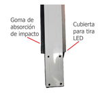 Barreras VehicularesWEJOINWJLBM3RBrazo LED Derecho 3m (10ft) Barrera Vehicular Reflectante Aluminio Alta Resistencia Control Acceso WEJOIN WJLBM3R - SILYMX